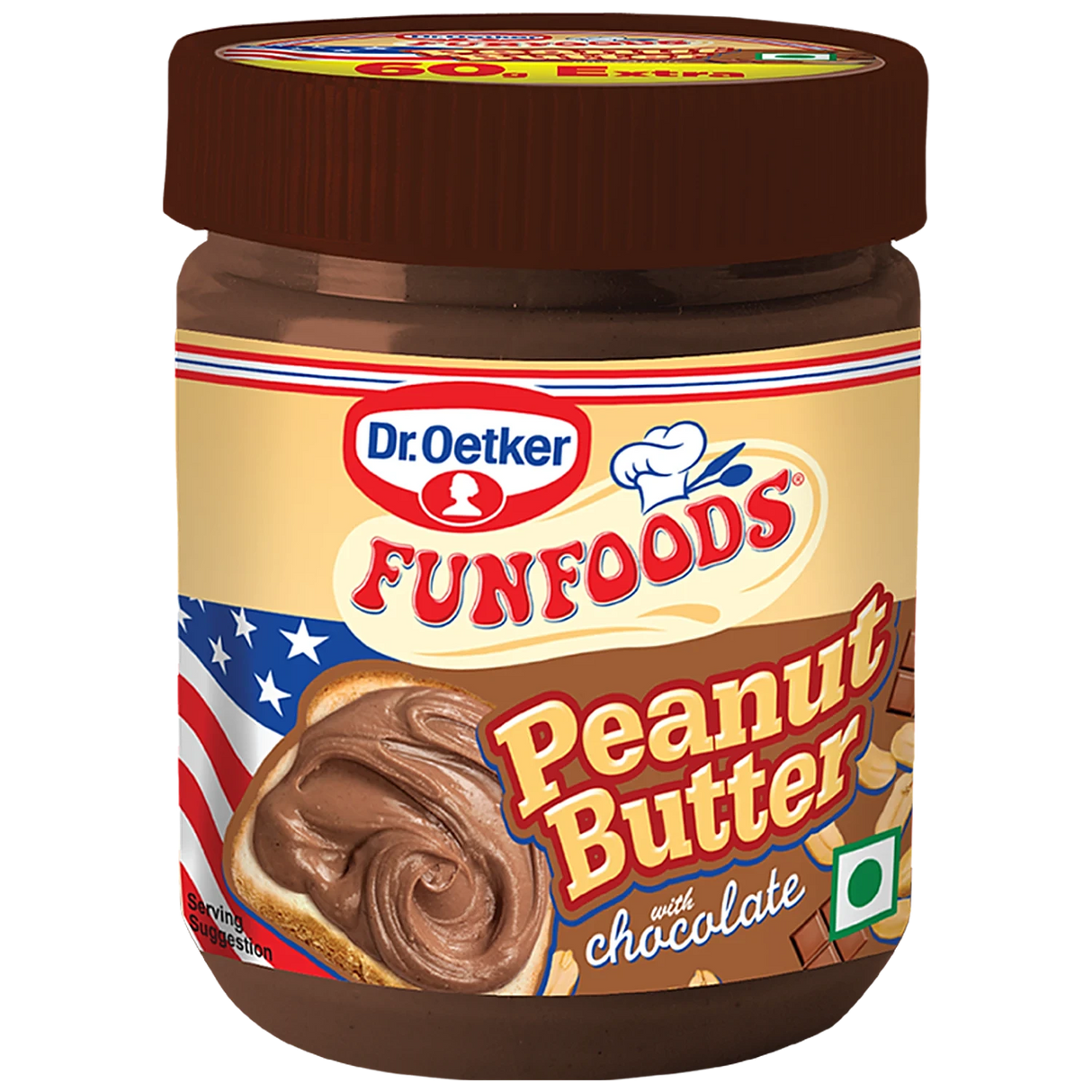 Dr. Oetker FunFoods Peanut Butter Chocolate 400 g - Quick Pantry