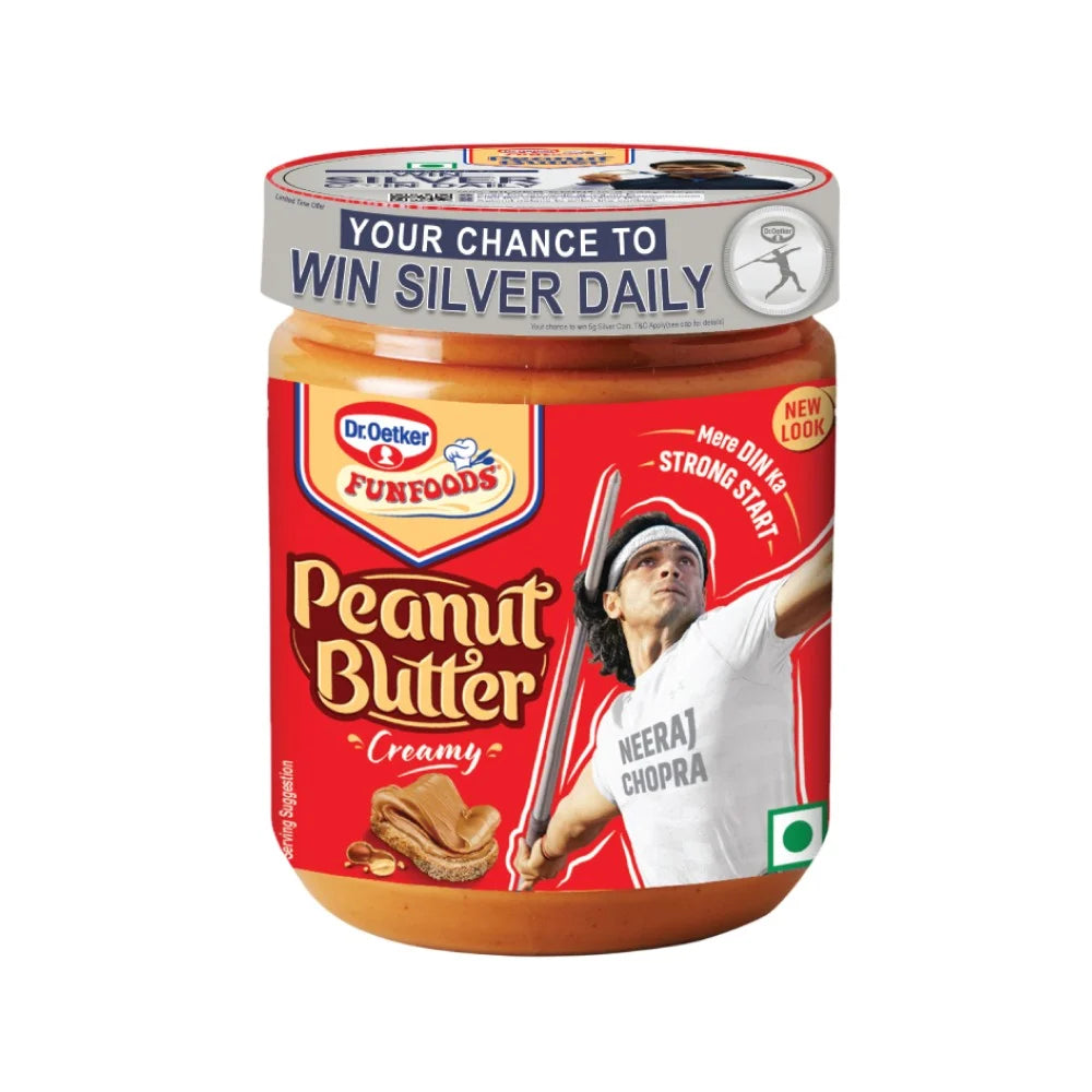 Dr. Oetker FunFoods Peanut Butter Creamy 375 g - Quick Pantry