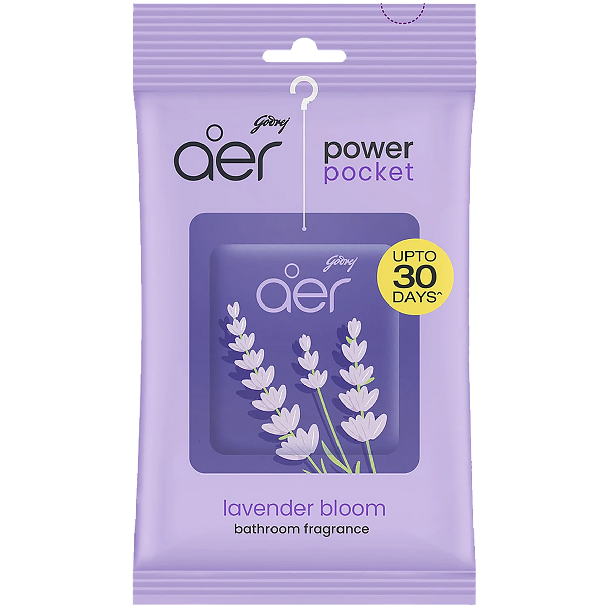 Godrej Aer Pocket Bathroom Air Fragrance Lavender Bloom 10 g