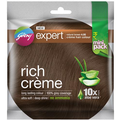 Godrej Expert Rich Creme Hair Colour - Shade 4 Natural Brown - Quick Pantry