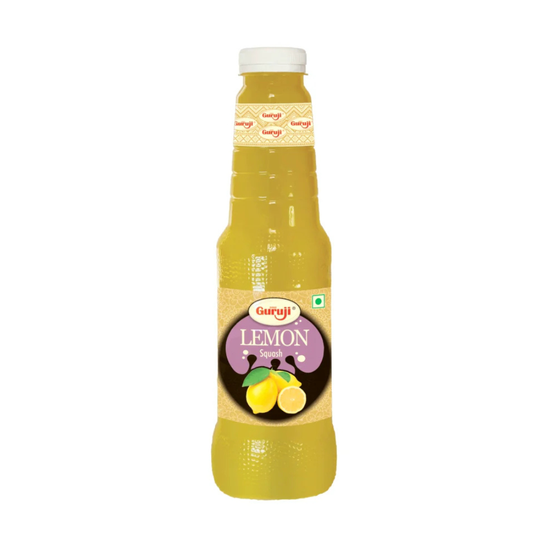 Guruji Lemon Squash 750 ml - Quick Pantry
