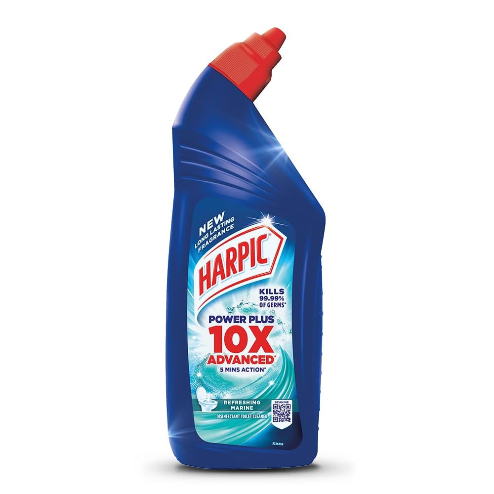 Harpic Refreshing Marine Disinfectant Toilet Cleaner 1 L - Quick Pantry