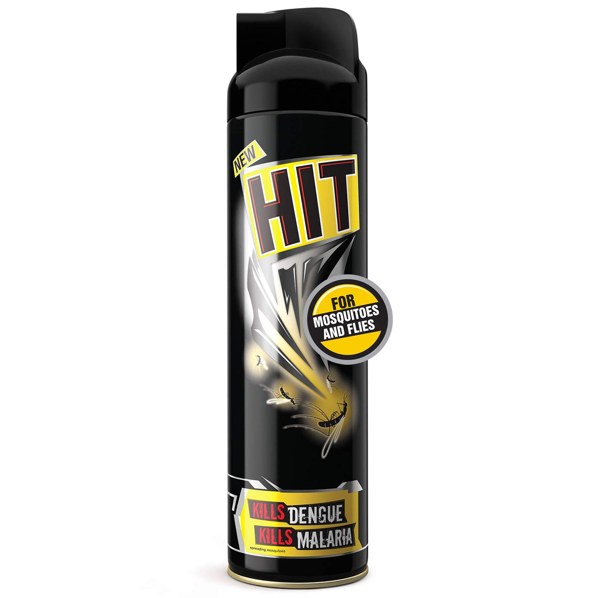 Hit Mosquito and Fly Killer Spray - Black 320 ml - Quick Pantry