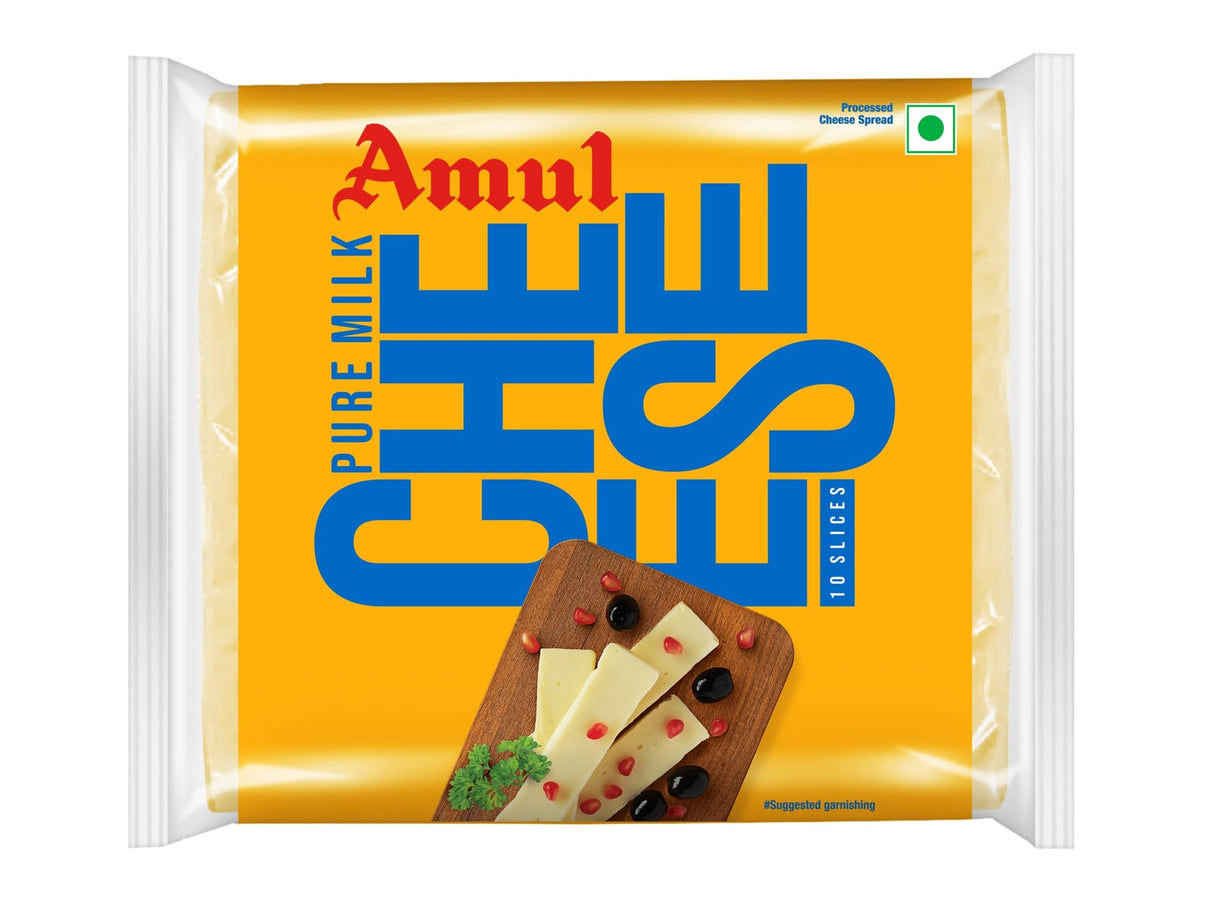 Amul Cheese Slices 200 g (10 Slices) - Quick Pantry