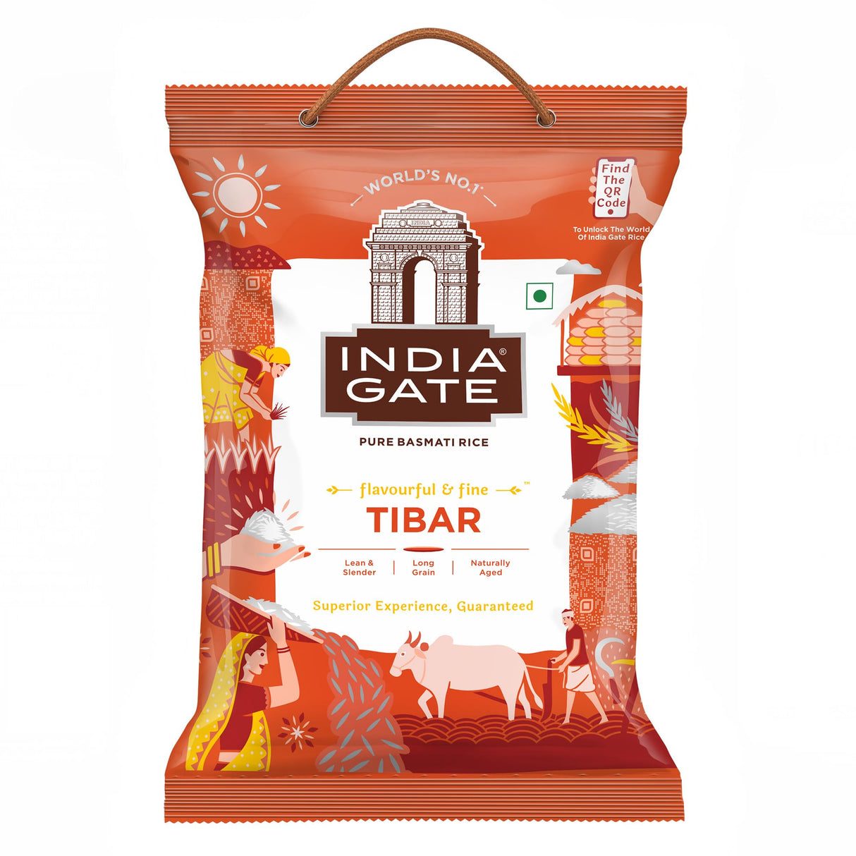 India Gate Basmati Rice - Tibar 5 kg - Quick Pantry