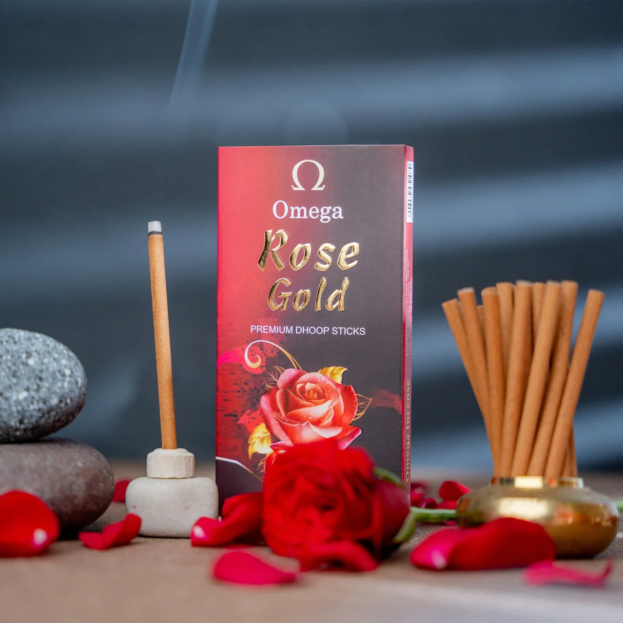 Omega Rose Gold Dhoop Sticks 50 g - Quick Pantry