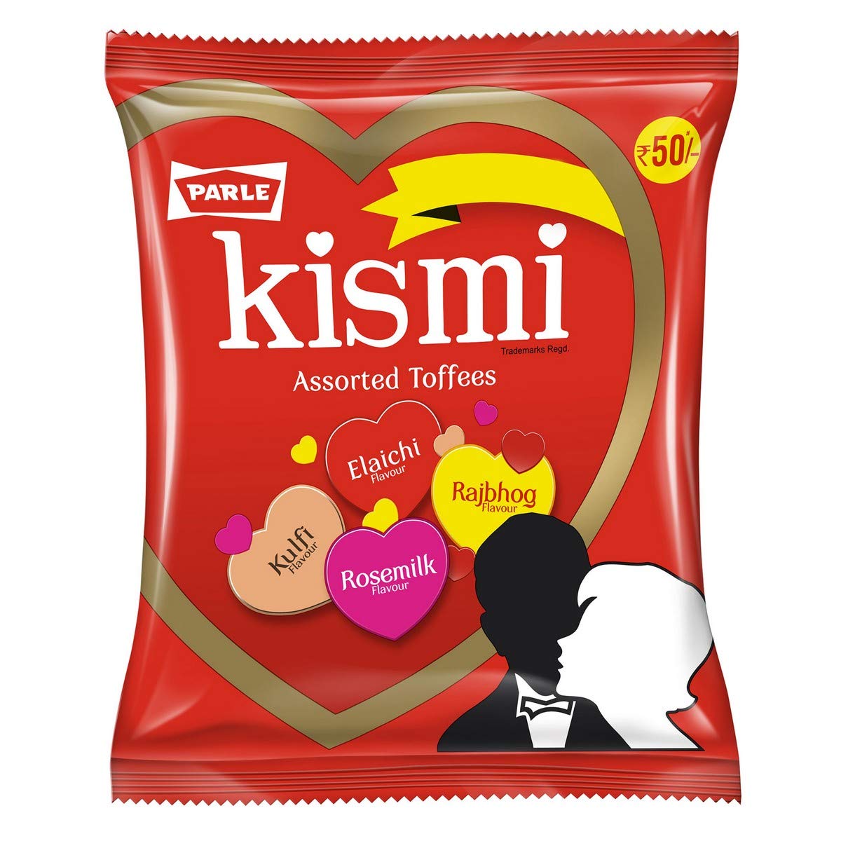 Parle Kismi Assorted Toffees 50 pc - Quick Pantry