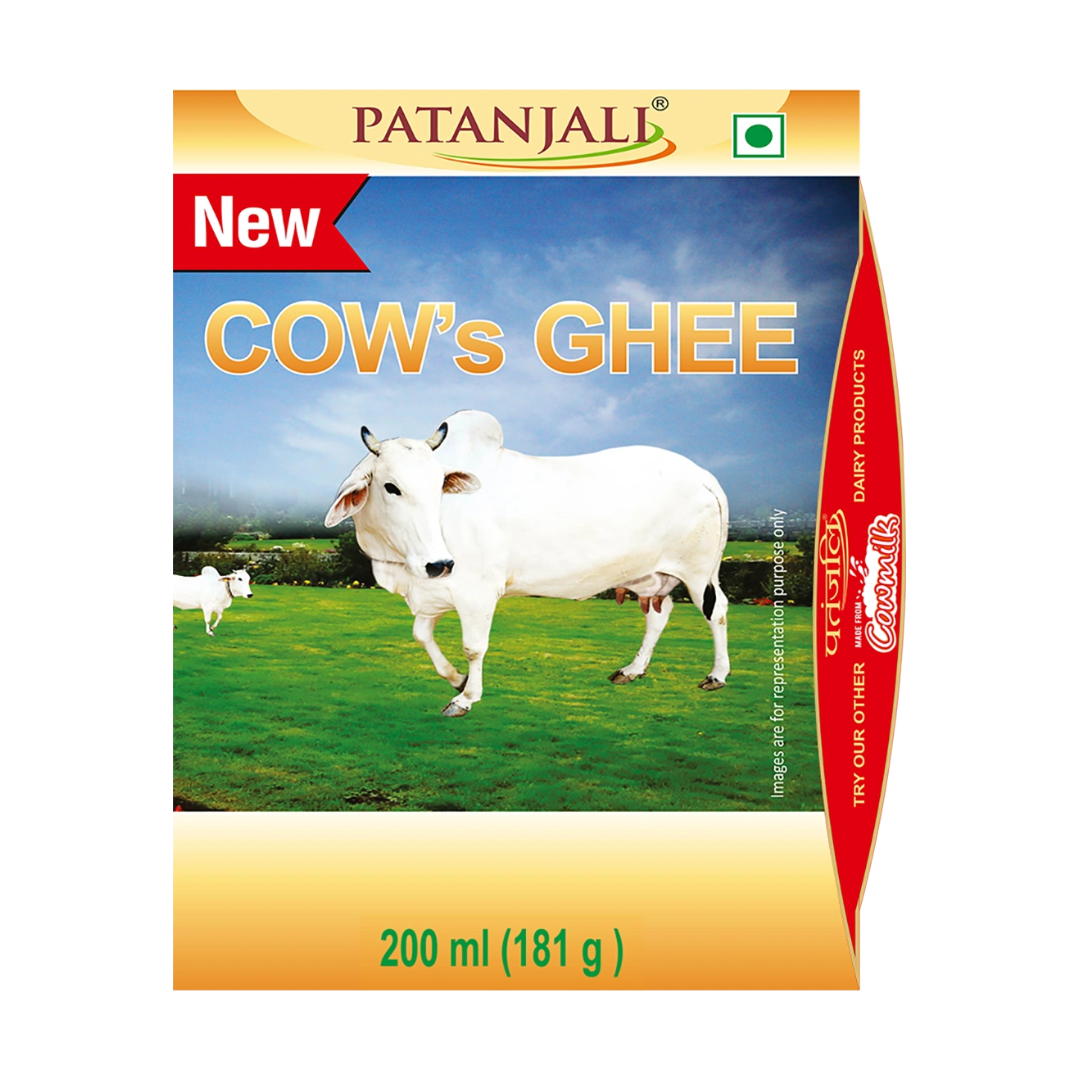 Patanjali Cow Ghee 200 ml - Quick Pantry