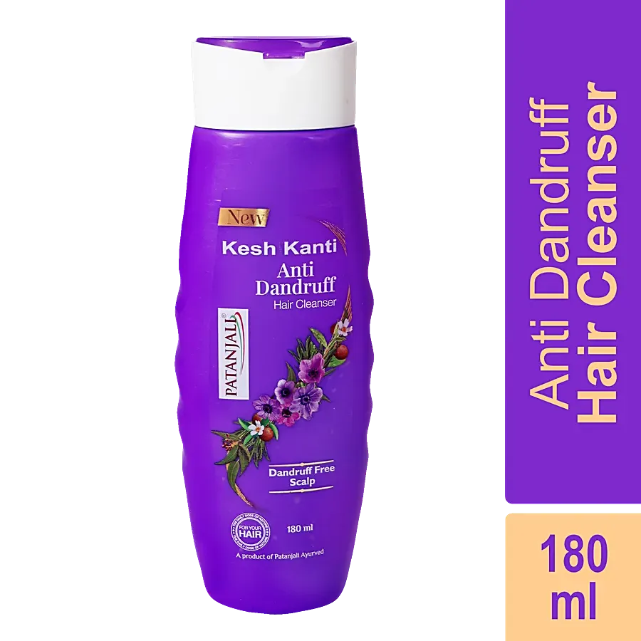 Patanjali Kesh Kanti Anti-Dandruff Hair Cleanser 180 ml - Quick Pantry