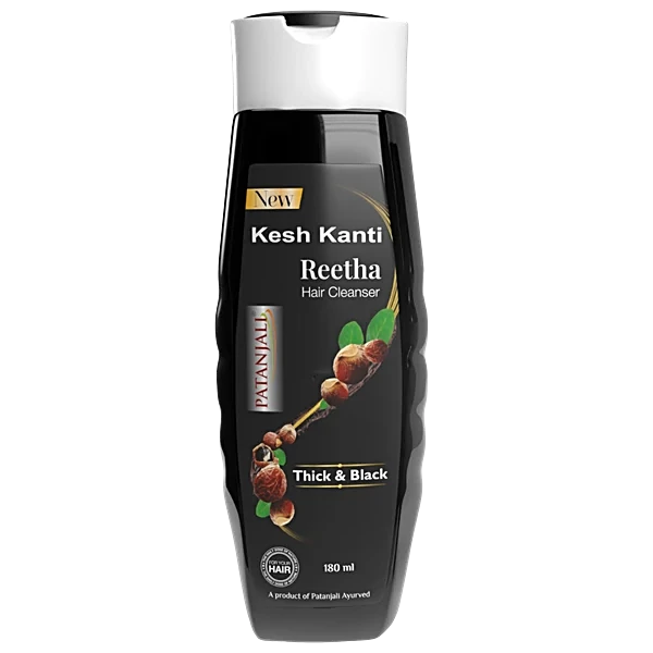 Patanjali Kesh Kanti Reetha Herbal Shampoo 180 ml - Quick Pantry