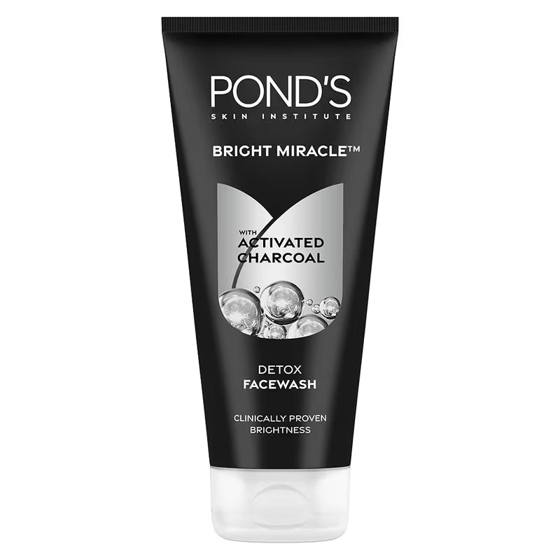 Pond's Bright Miracle Activated Charcoal Detox Facewash