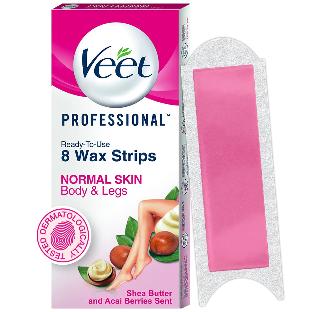 Veet Professional Waxing Strips 8 pcs - Quick Pantry