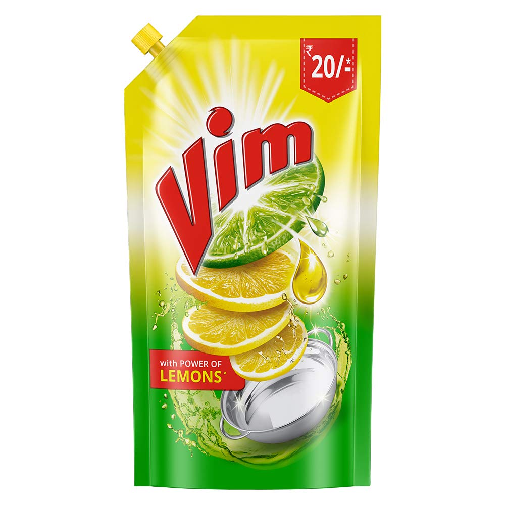 Vim Dishwash Liquid Gel - Lemon 120 ml - Quick Pantry