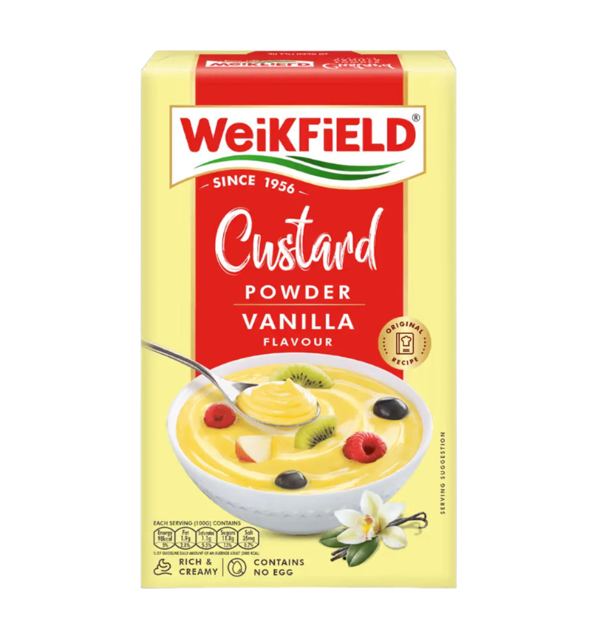 Weikfield Vanilla Custard Powder 100 g - Quick Pantry