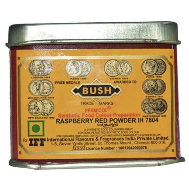 Bush Edible Food Colour - Raspberry Red 100 g - Quick Pantry