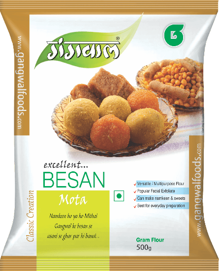 Gangwal Besan Mota 500 g - Quick Pantry