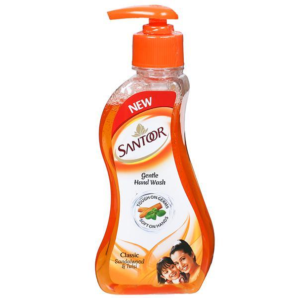 Santoor Hand Wash - Classic Sandalwood & Tulsi 200 ml - Quick Pantry