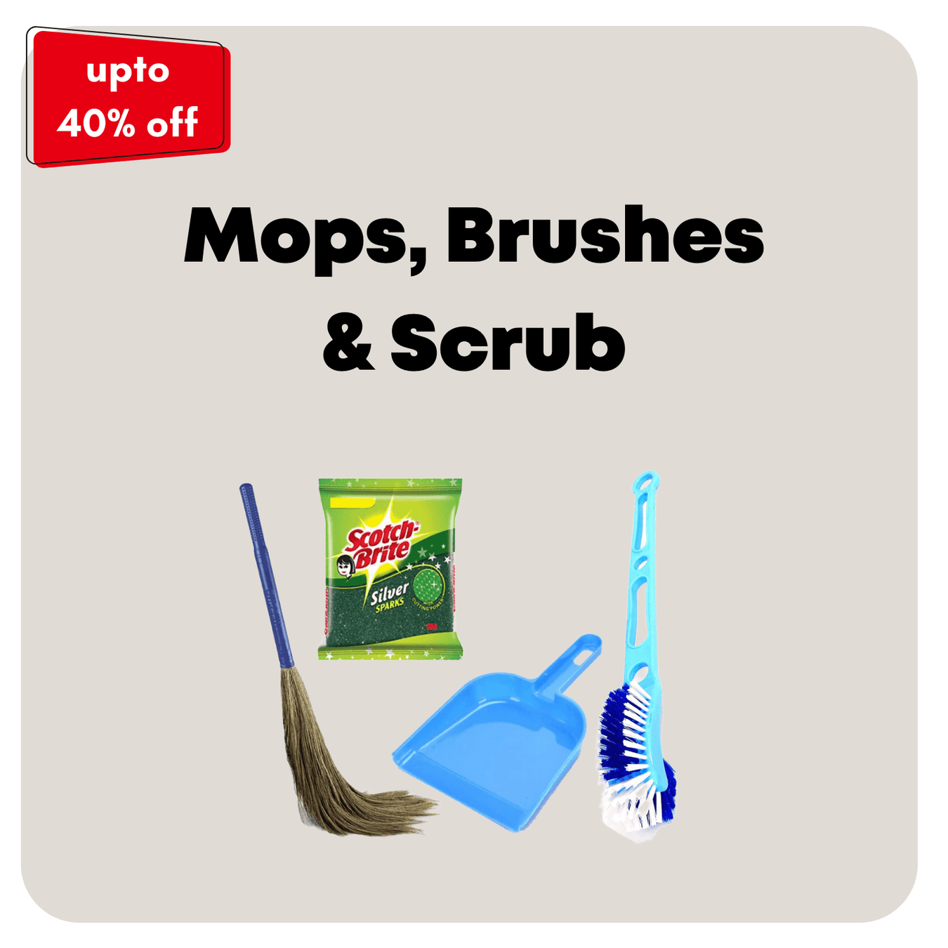 Mops, Brushes & Scrub - Quick Pantry