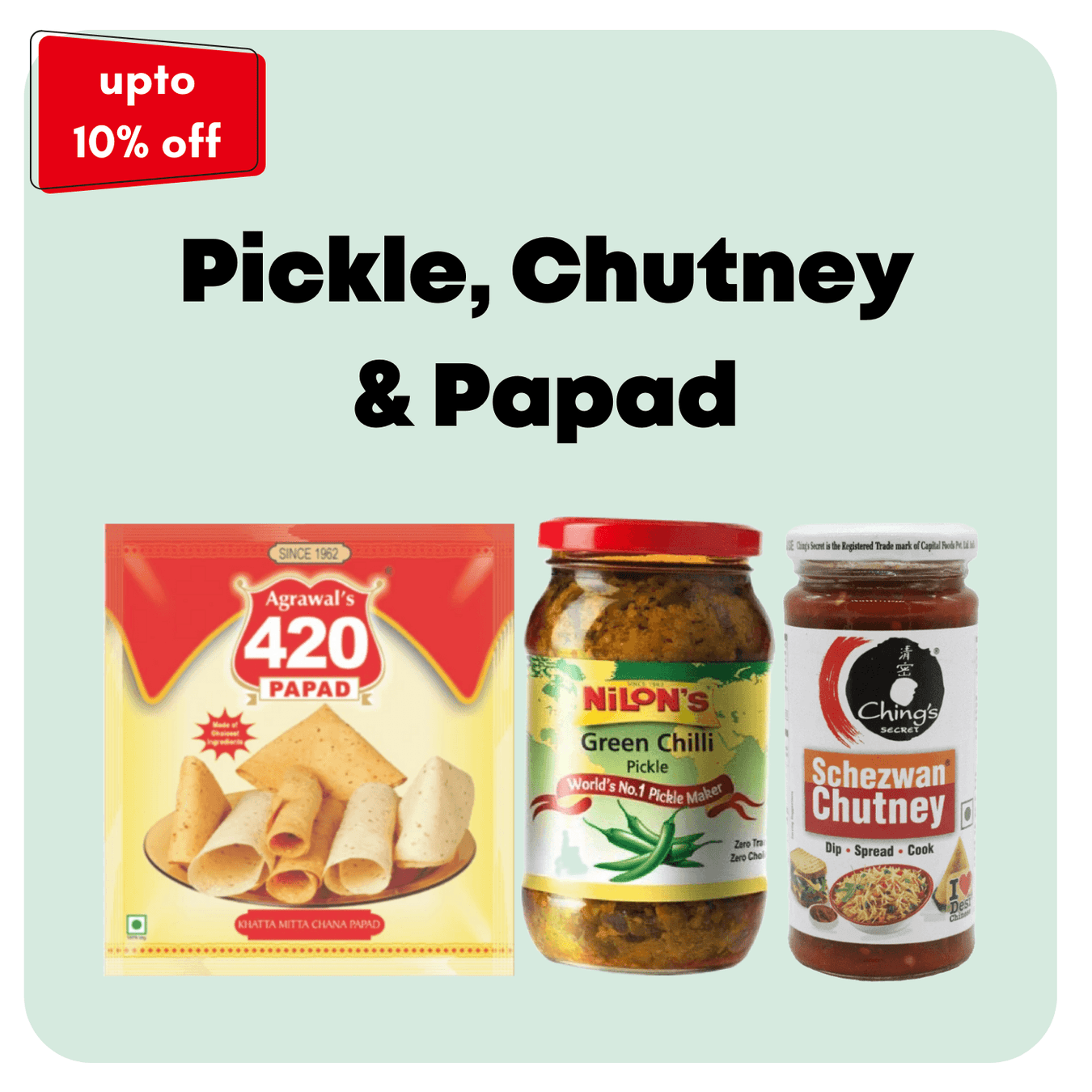 Pickle, Chutney & Papad - Quick Pantry