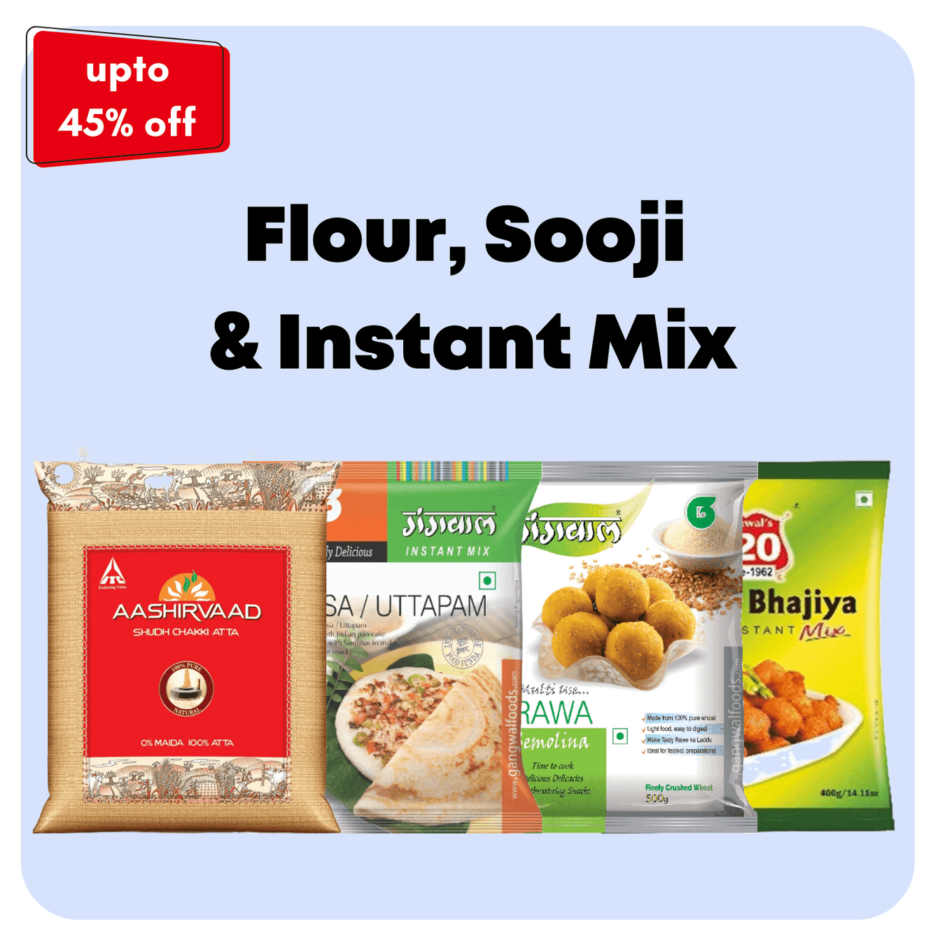 Flour, Sooji & Instant Mix - Quick Pantry