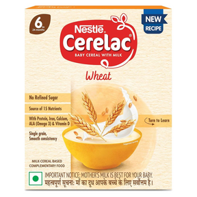 Cerelac Baby Cereal - Wheat - From 6 to 24 Months 300 g - Quick Pantry