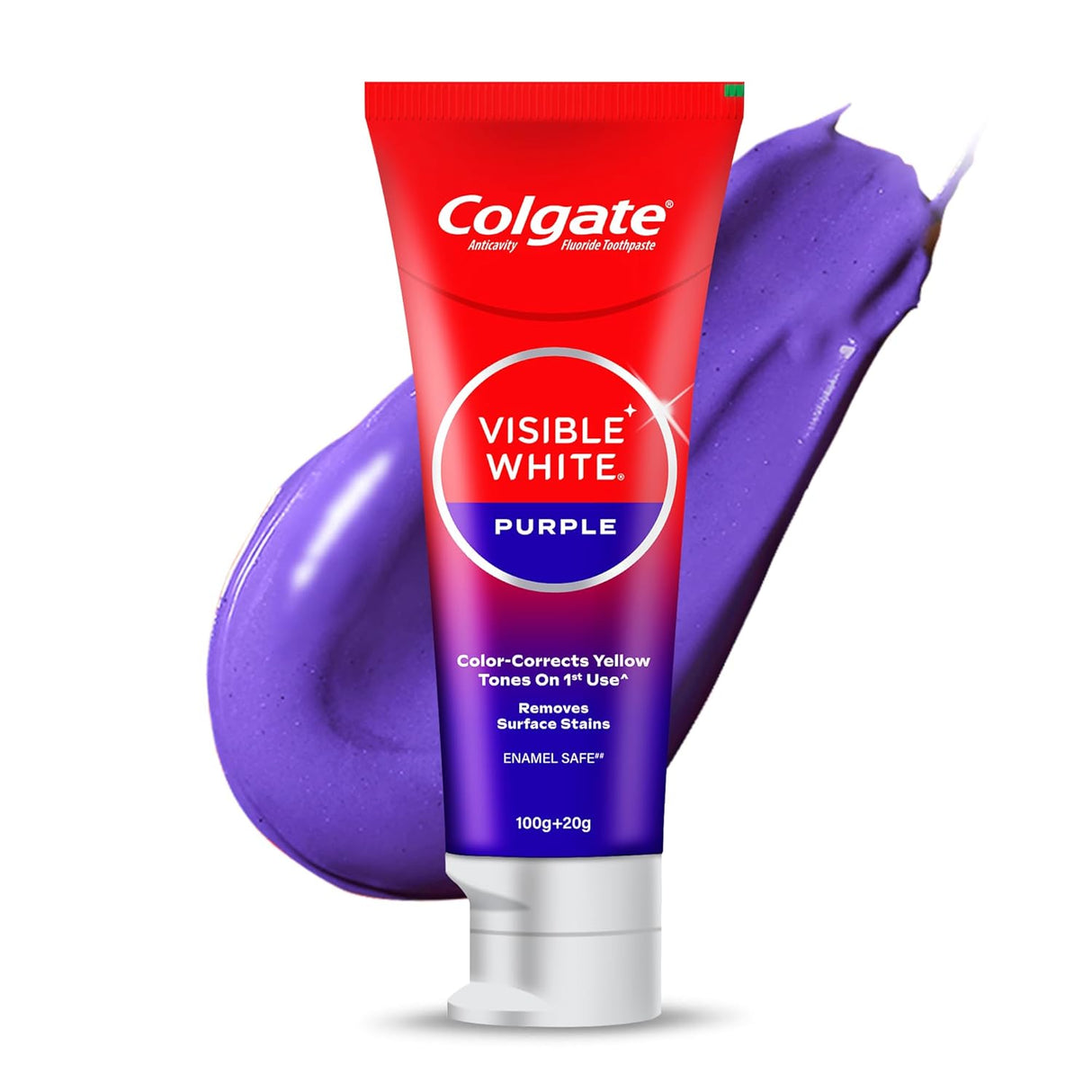 Colgate Visible White Purple Toothpaste 120 g