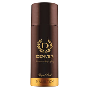 Denver Hamilton Royal Oud Body Spray (For Men) 150 ml - Quick Pantry