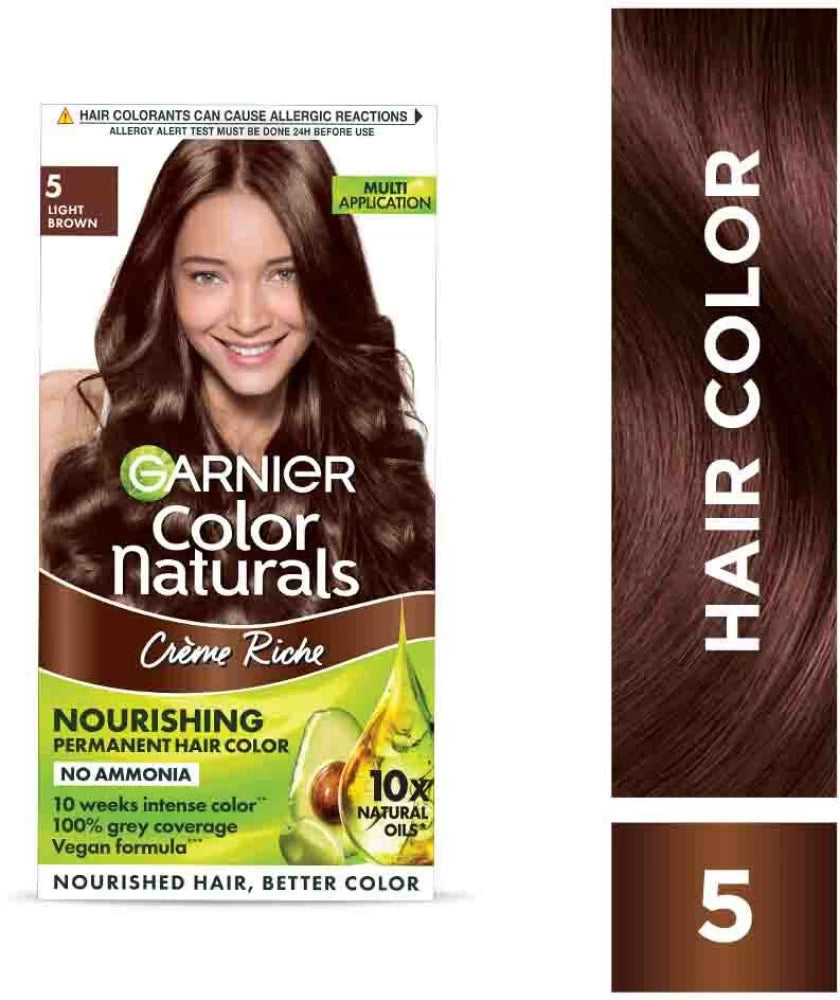 Garnier Color Naturals Crème Hair Colour - Shade 5 Light Brown