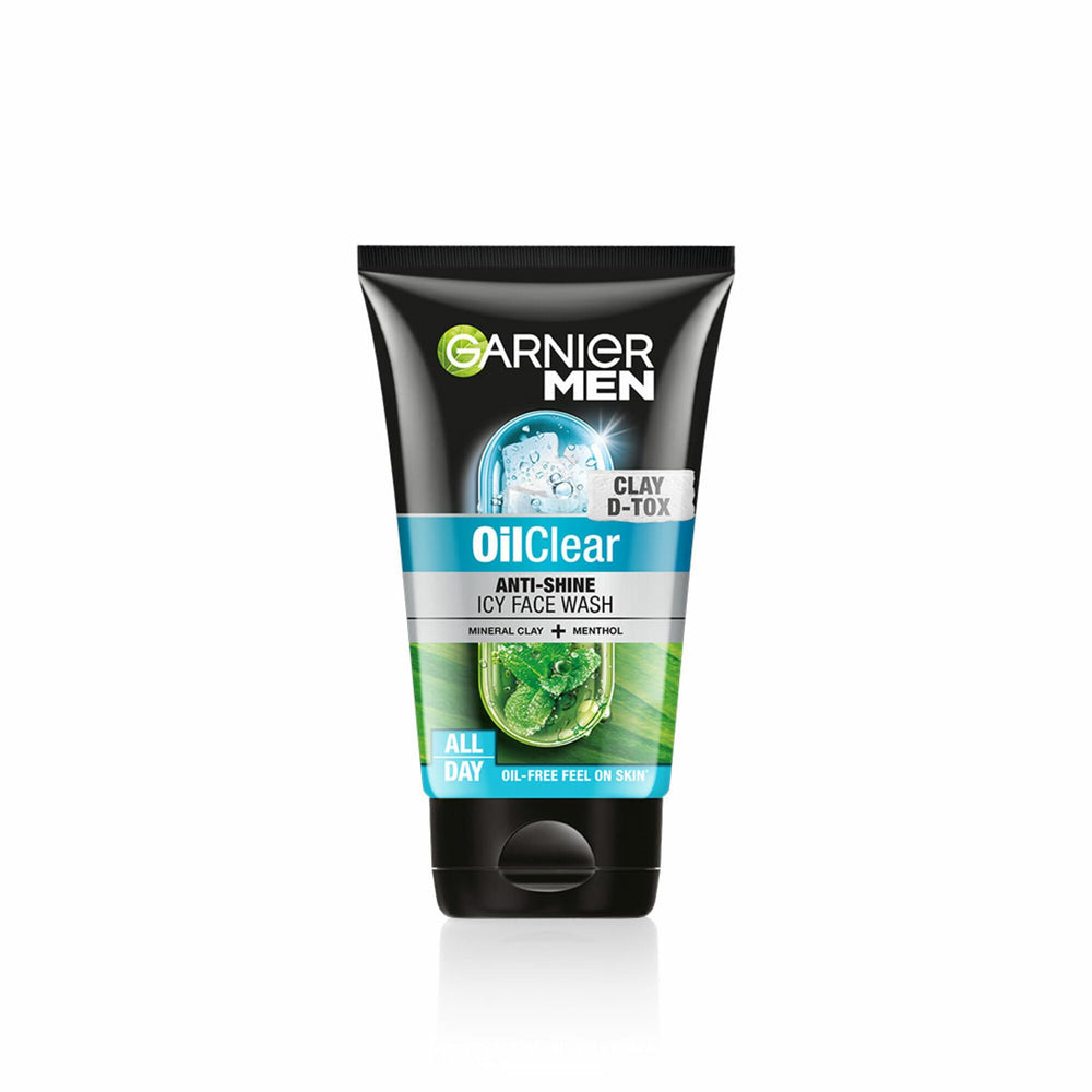 Garnier Men Oil Clear Clay D-Tox Deep Cleansing Icy Facewash