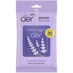 Godrej Aer Pocket - Bathroom Air Fragrance Lavender Bloom 10 g - Quick Pantry