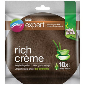 Godrej Expert Rich Creme Hair Colour - Shade 4 Natural Brown - Quick Pantry