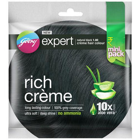 Godrej Expert Rich Creme Hair Colour - Shade 1 Natural Black - Quick Pantry