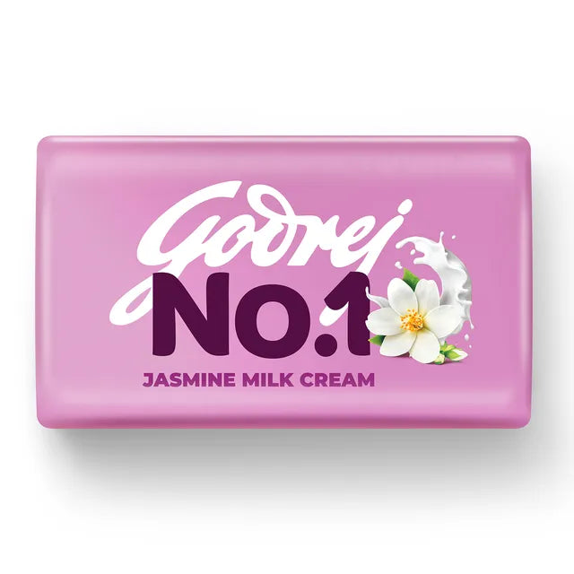 Godrej No.1 Jasmine & Milk Cream Soap