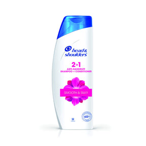 Head & Shoulder 2-in-1 Smooth and Silky Shampoo + Conditioner 180 ml - Quick Pantry