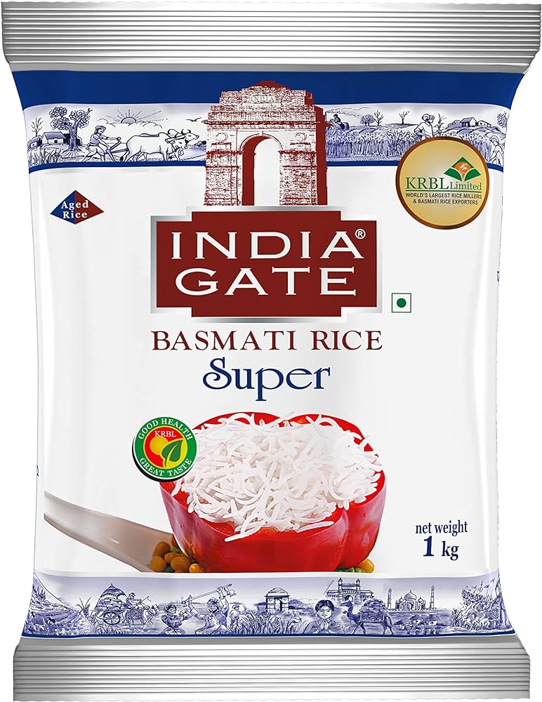 India Gate Basmati Rice - Super 1 kg