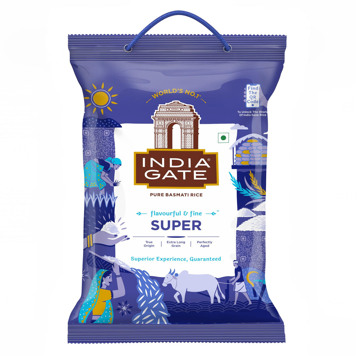 India Gate Basmati Rice - Super 1 kg