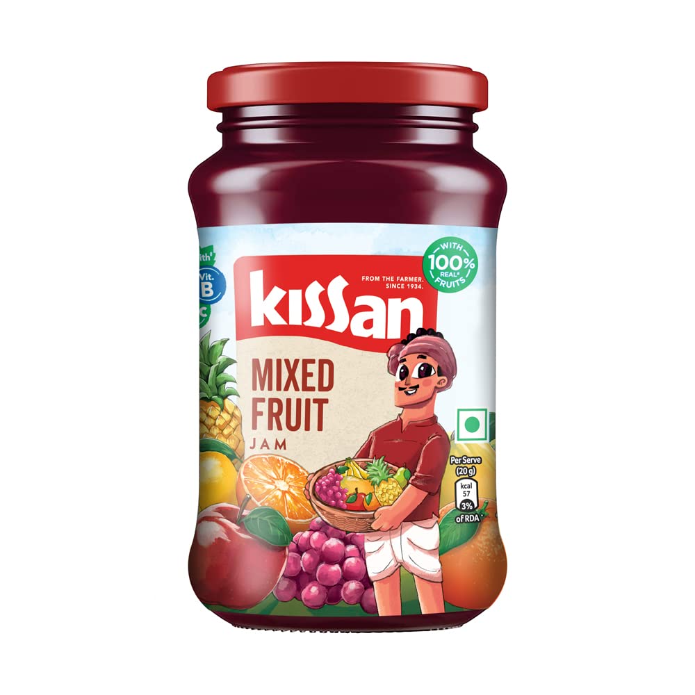 Kissan Mixed Fruit Jam (Bottle)