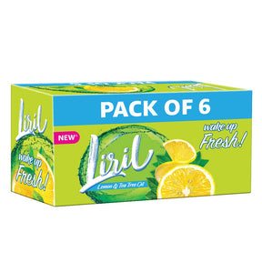 Liril Lime & Tea Tree Oil Soap 125 g (Pack of 6) - Quick Pantry