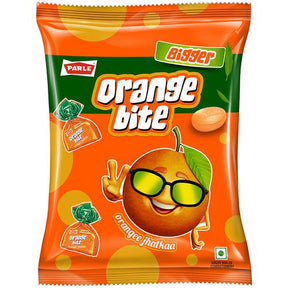 Parle Orange Bite Candy 50 pc - Quick Pantry
