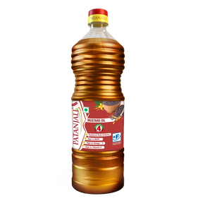 Patanjali Kachi Ghani Mustard Oil 1 L - Quick Pantry