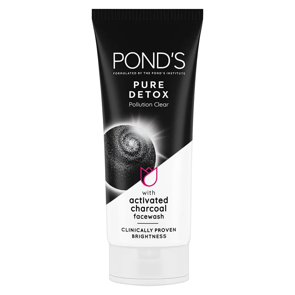 Pond's Pure Detox Activated Charcoal Facewash - Quick Pantry
