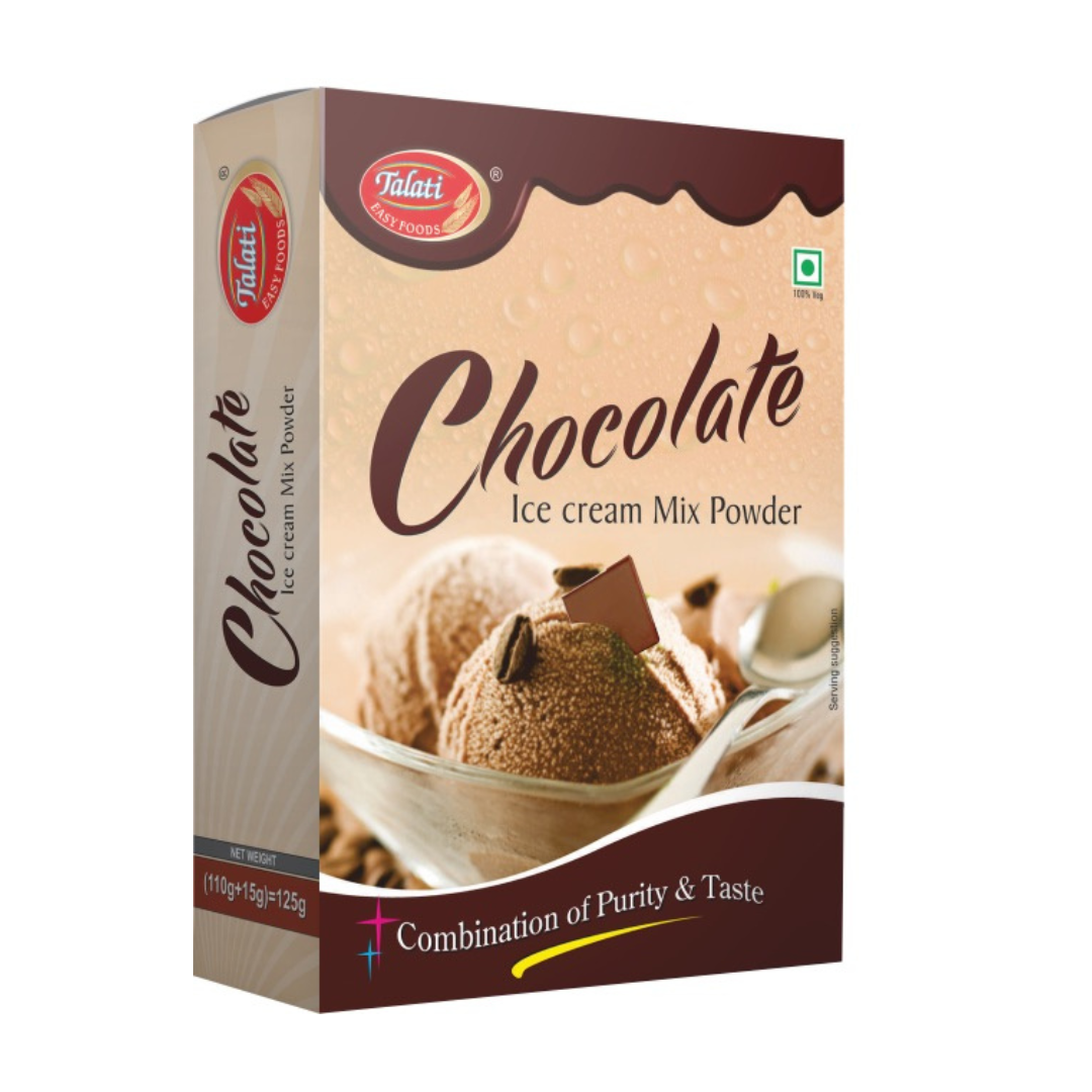 Talati Chocolate Ice Cream Mix Powder 125 g