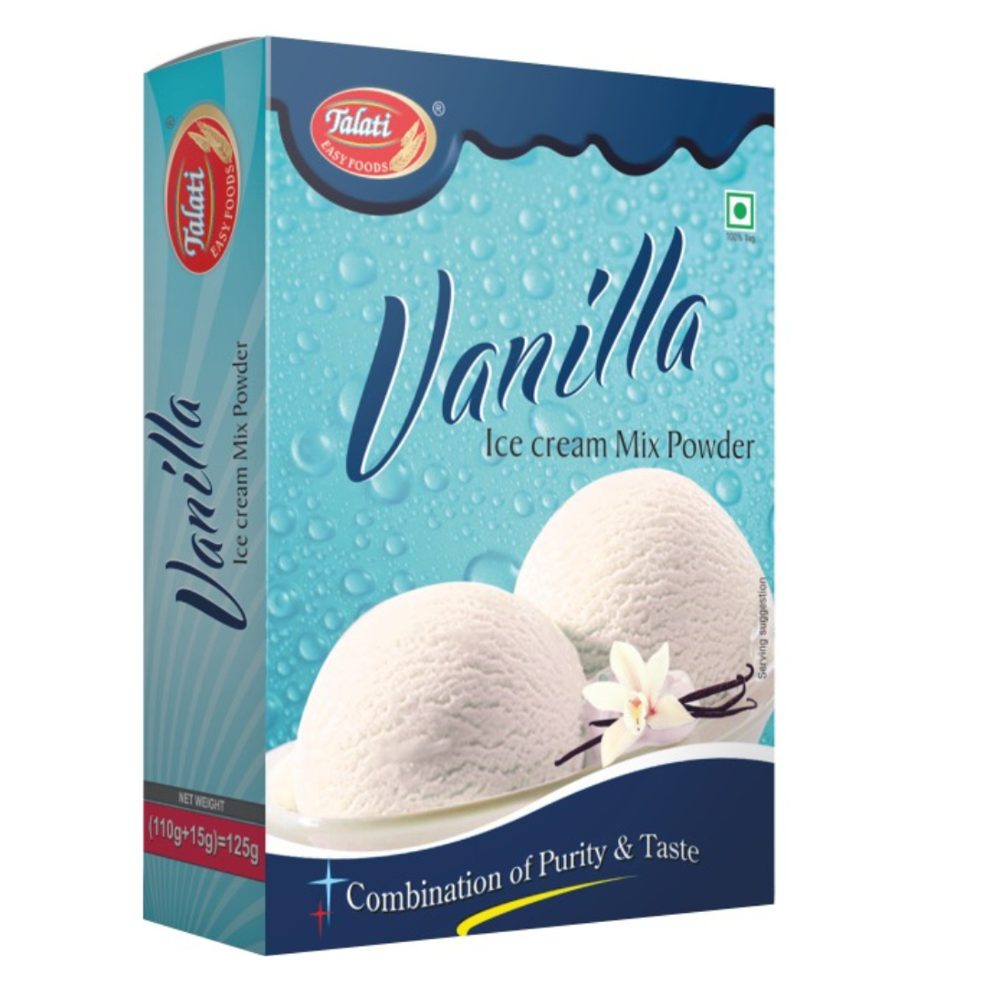 Talati Vanilla Ice Cream Mix Powder 125 g