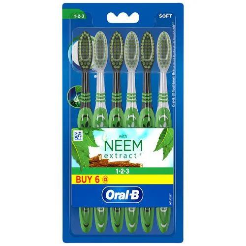 Oral-B Soft Neem Extract Toothbrush (Pack of 6) - Quick Pantry
