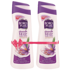 BoroPlus Kesar Doodh Body Lotion 400 ml (Buy 1 Get 1 Free) - Quick Pantry