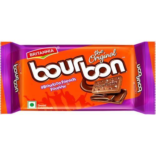 Britannia Bourbon Chocolate Cream Biscuits - Quick Pantry