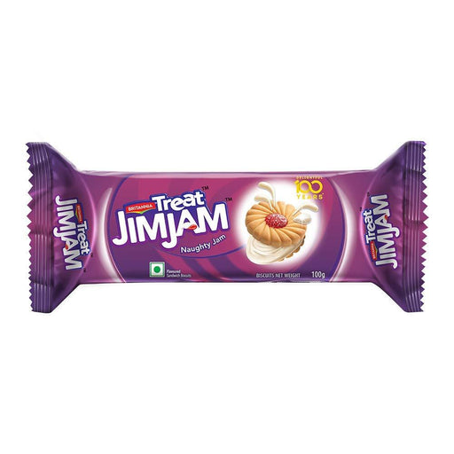 Britannia Treat Jim Jam Cream Biscuits - Quick Pantry