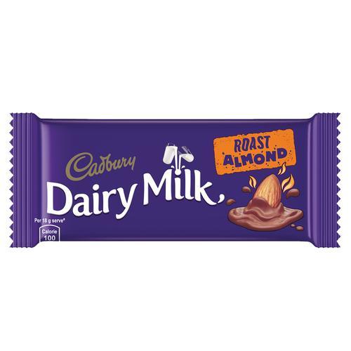 Cadbury Dairy Milk Roast Almond Chocolate Bar 36 g - Quick Pantry