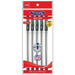 Cello Fine Grip Black Ink Ball Pen (0.7 mm) (Pack of 5) - Quick Pantry