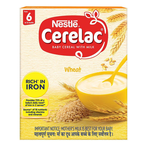 Cerelac Baby Cereal - Wheat - From 6 to 24 Months 300 g - Quick Pantry